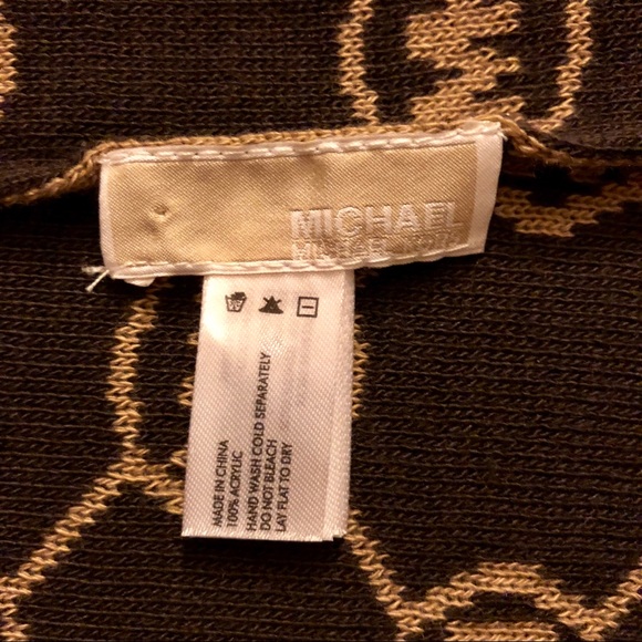🪴3xHP🪴 Michael Kors Jetset Logo Knit Scarf - Picture 4 of 7